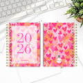 Agenda Docente Pink-Orange Hearts